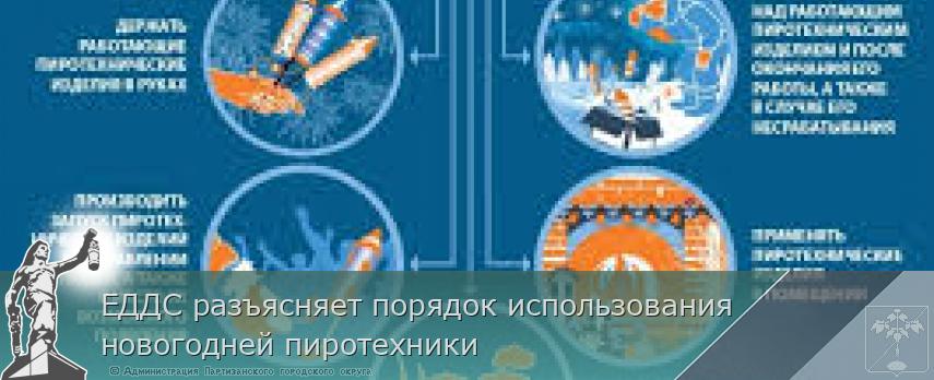 ЕДДС разъясняет порядок использования новогодней пиротехники